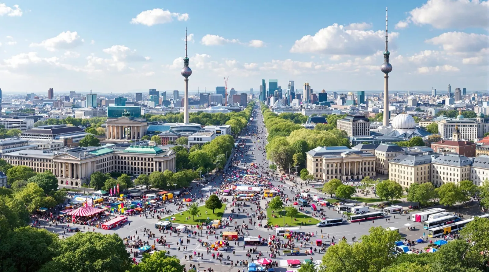 Population et espace urbain de Berlin en 2025 : un aperçu captivant