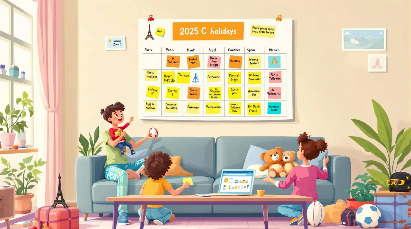 Vacances scolaires 2025 zone C : le guide essentiel pour les familles